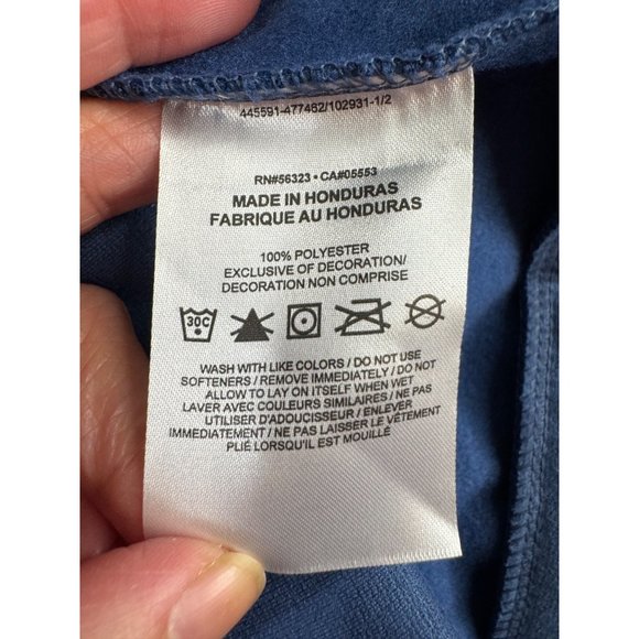 Nike Work Out Therma Full-zip Training Hoodie Navy with Pockets Men's Size S - Picture 9 of 14